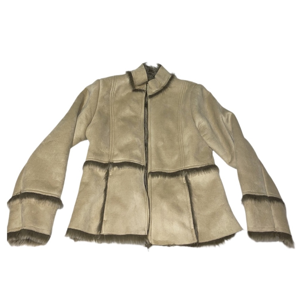 I.E Relaxed Elegant Faux Fur Jacket